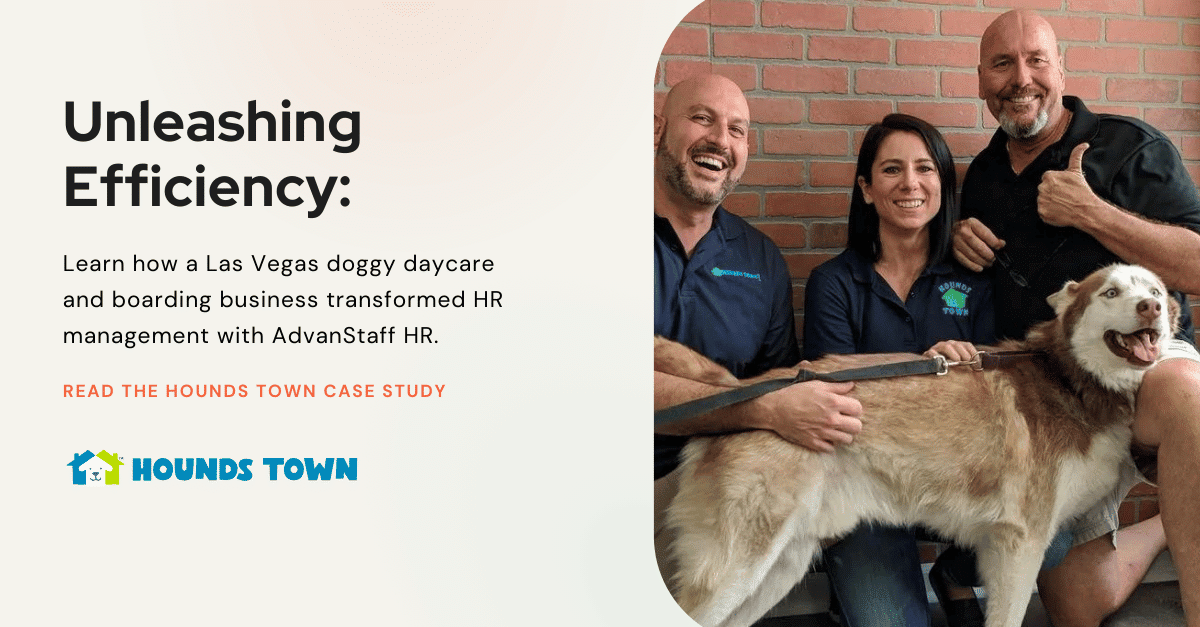 Estudio de caso de AdvanStaff HR para Hounds Town Las Vegas
